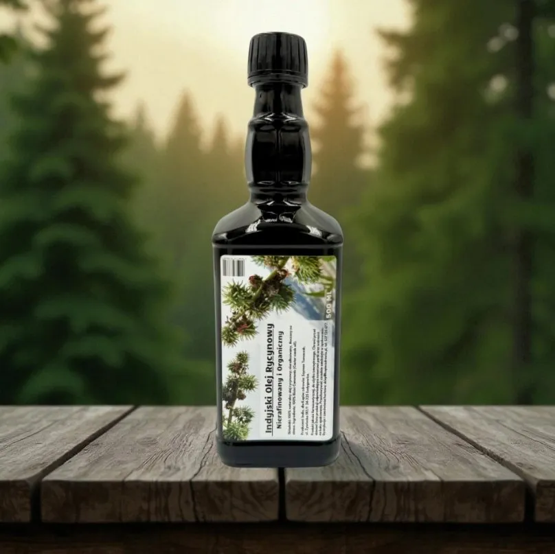 olej rycynowy nierafinowany 1 litr techniczny