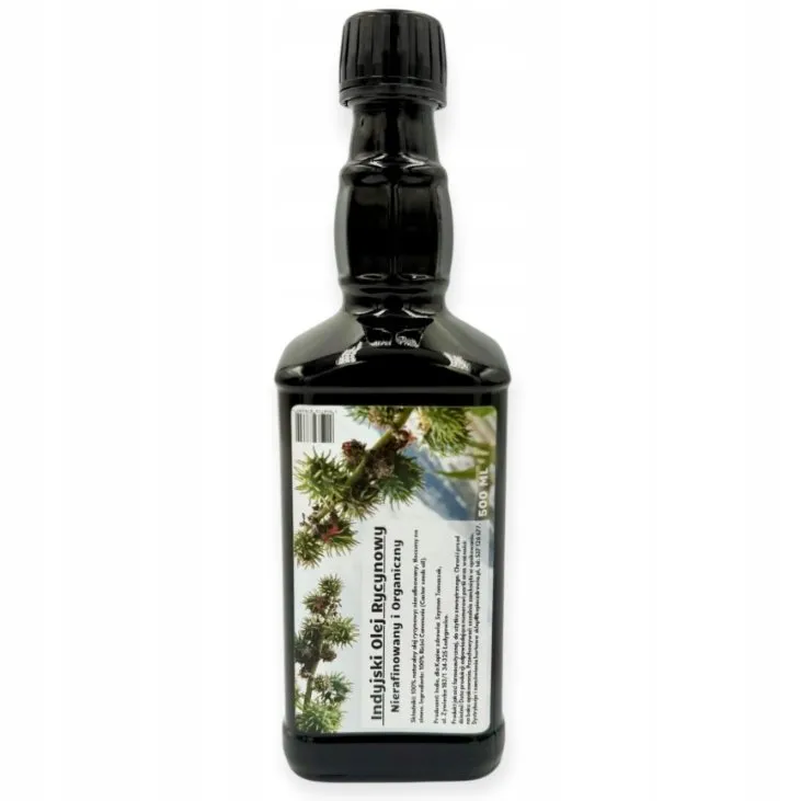 olej rycynowy nierafinowany 1000 ml do laboratorium